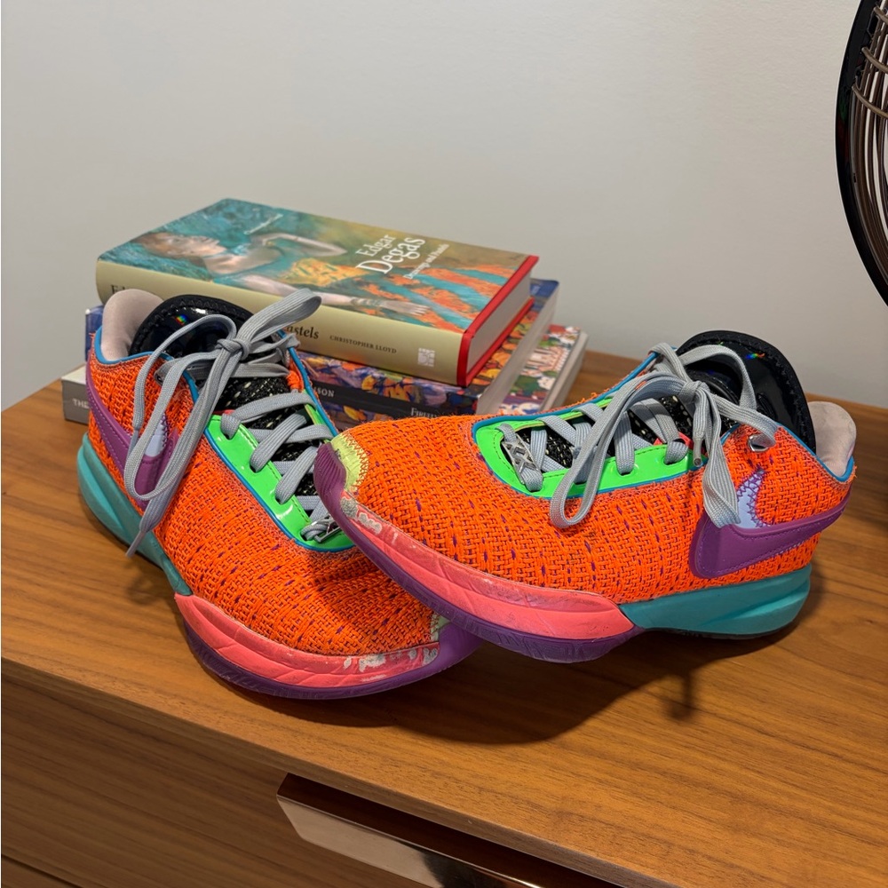 Nike Kids Sneakers in Orange and Purple